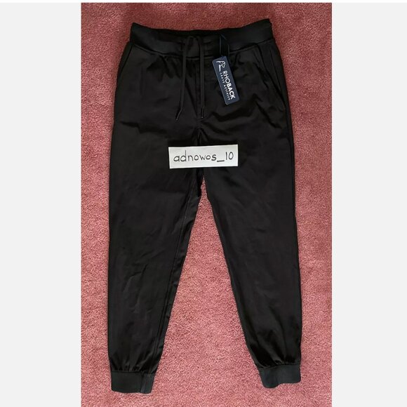 NEW Men's Rhoback Joggers Black Size Small Dashers - Picture 1 of 3